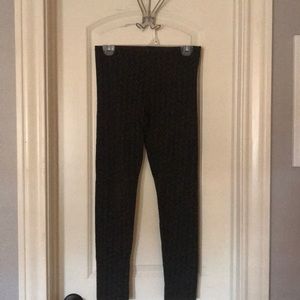 dark green patterned old navy leggings